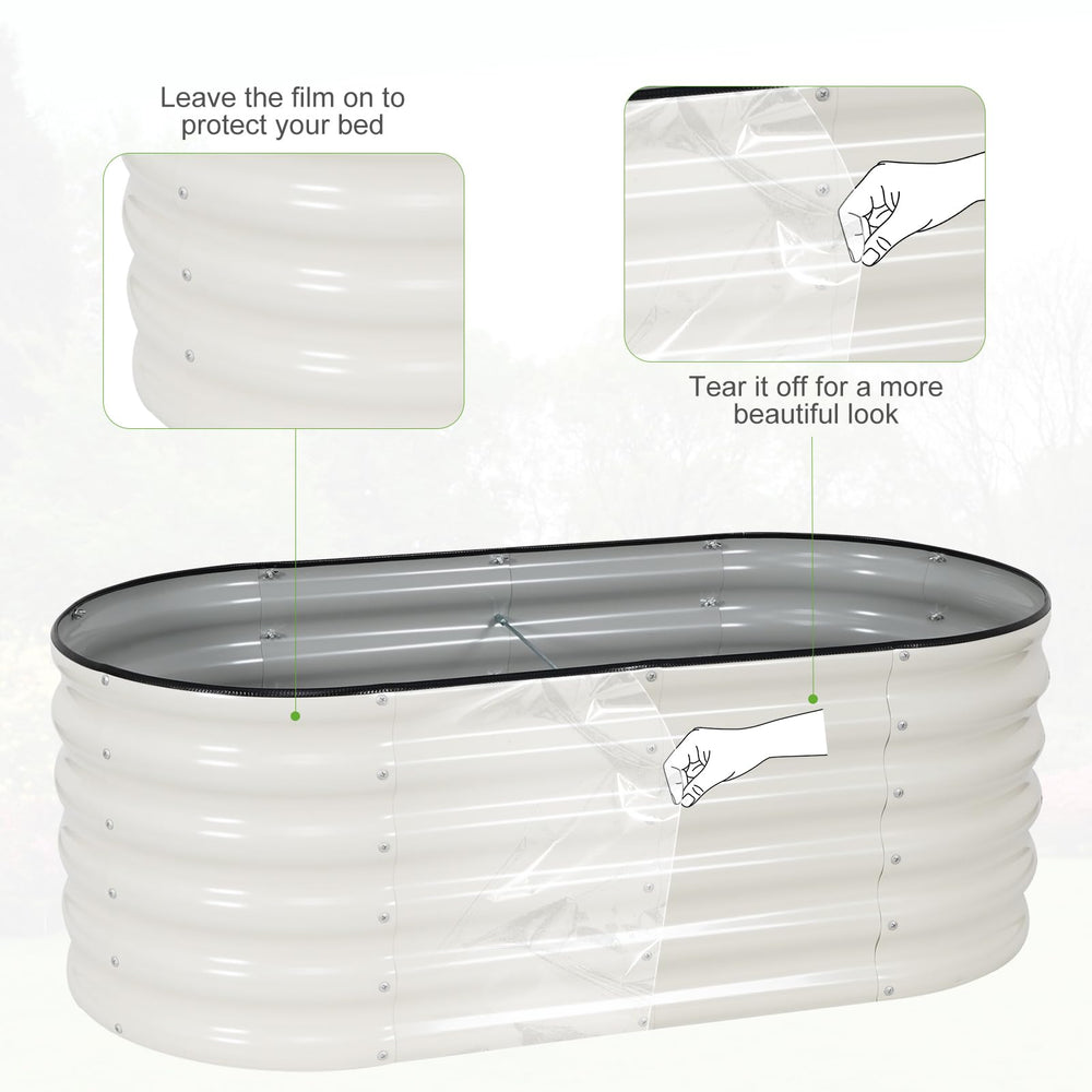 Permade white finish and product label showing corrosion-resistant coating benefit