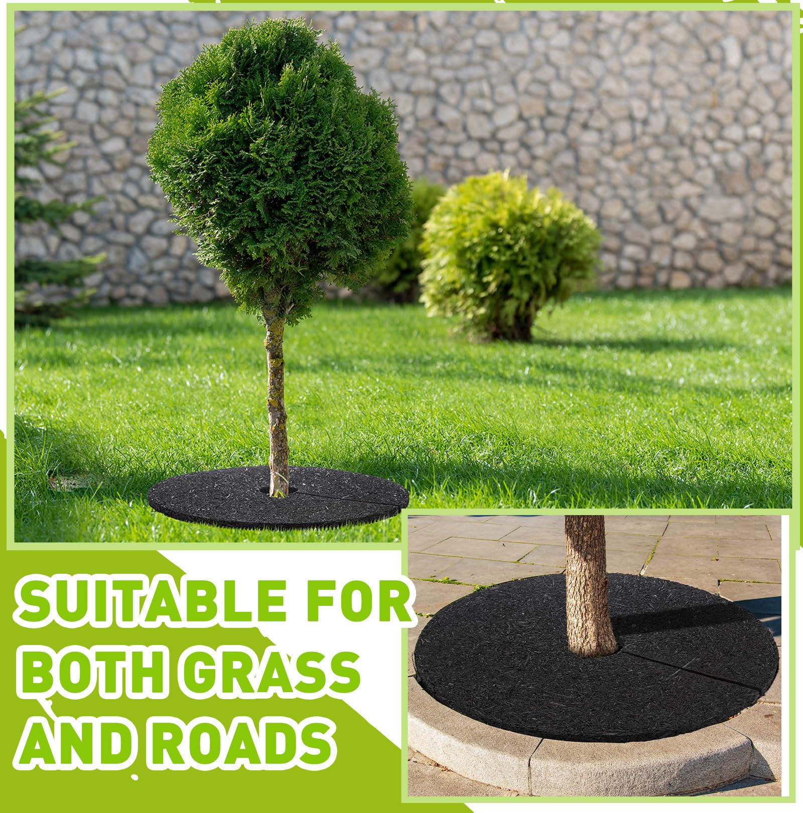 Peryiter ring deterring small animal digging and protecting trunk from damage benefit