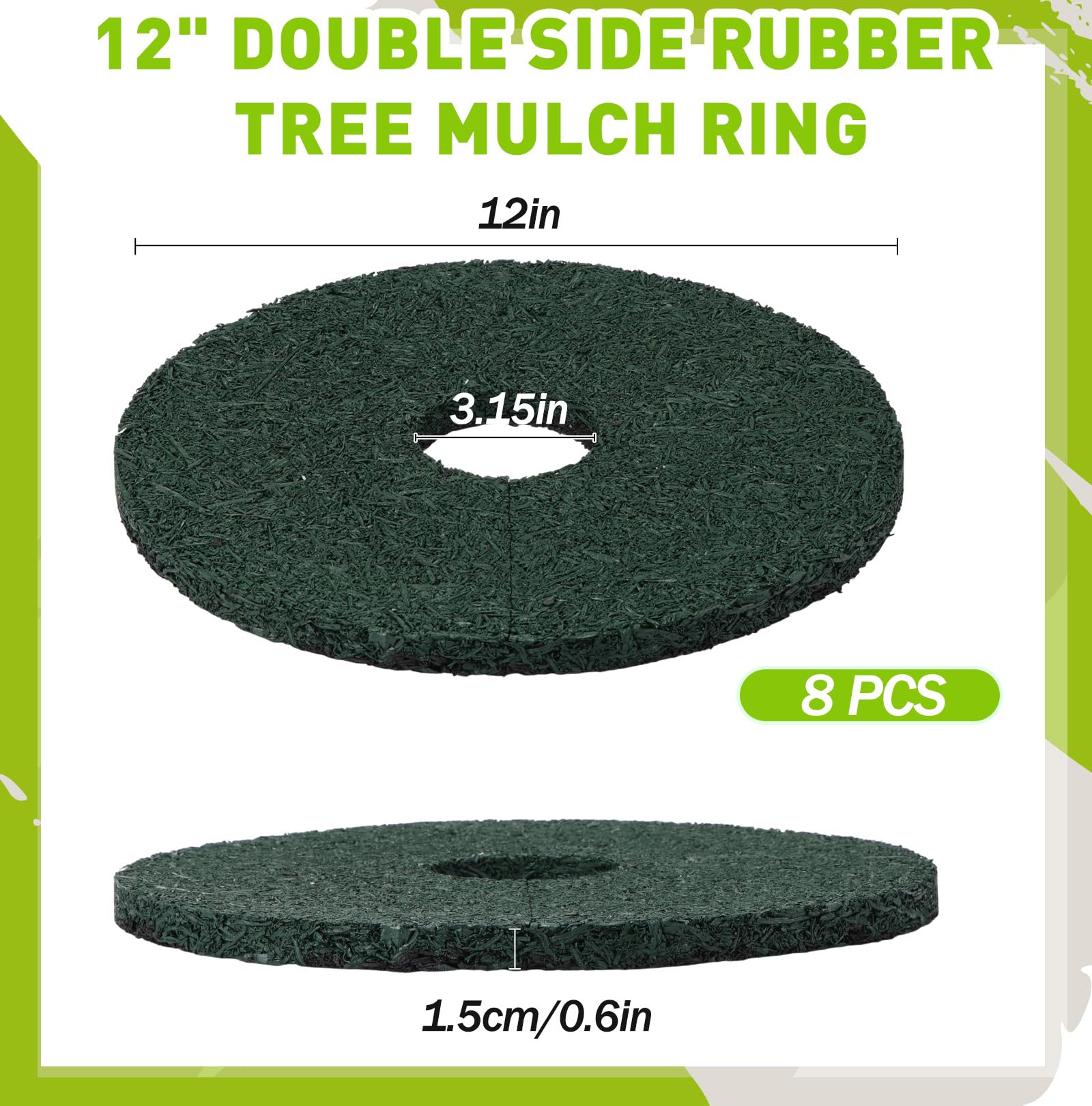 Peryiter close-up of rubber texture showing porous surface and reversible color benefit