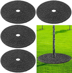 Peryiter front view of six rubber tree rings showing packaging and quantity benefits