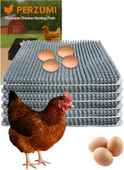 PERZUMI front view of 6-pack nesting pads showing compact packaging and quick setup benefit