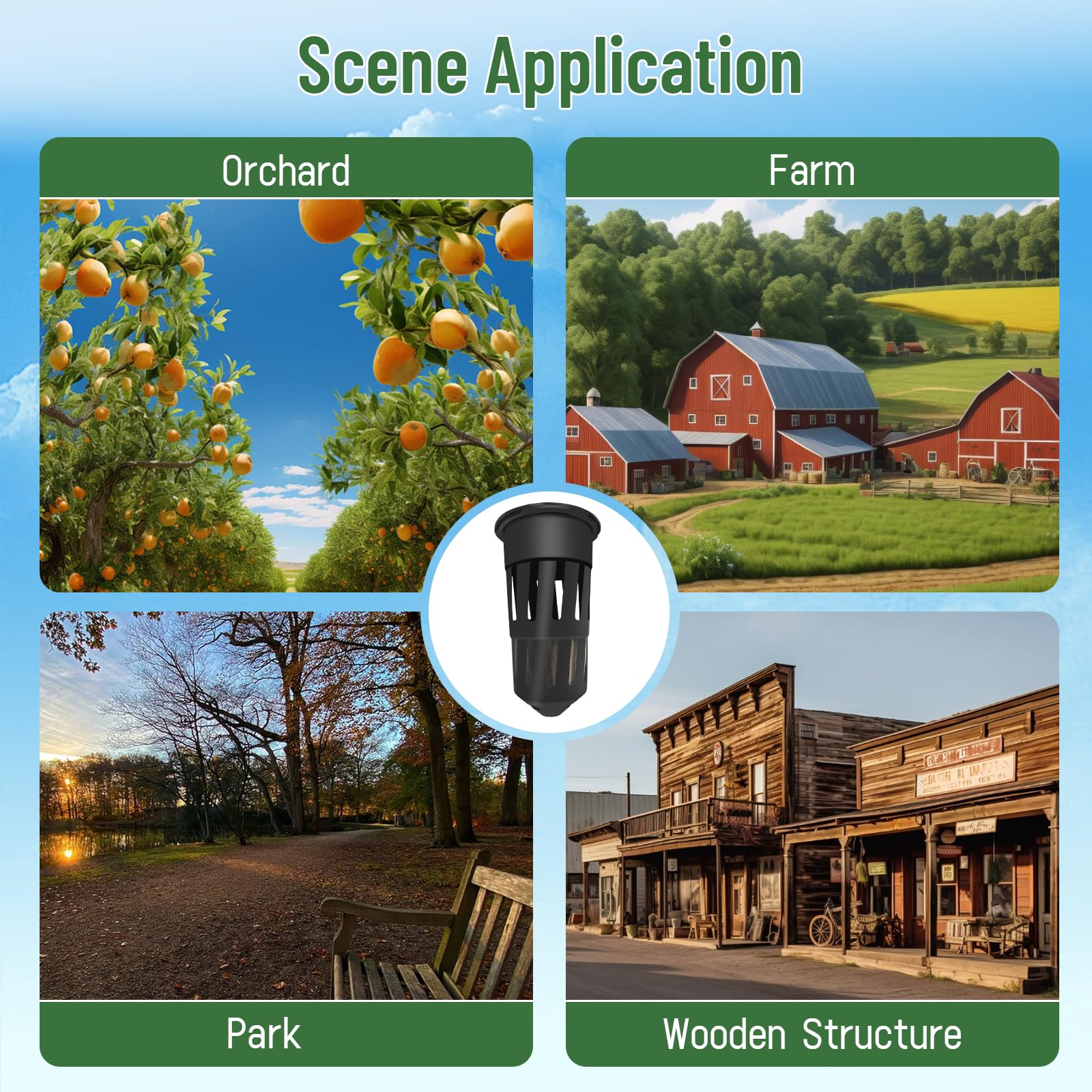 Pestoptek station installed in garden perimeter for early termite activity detection