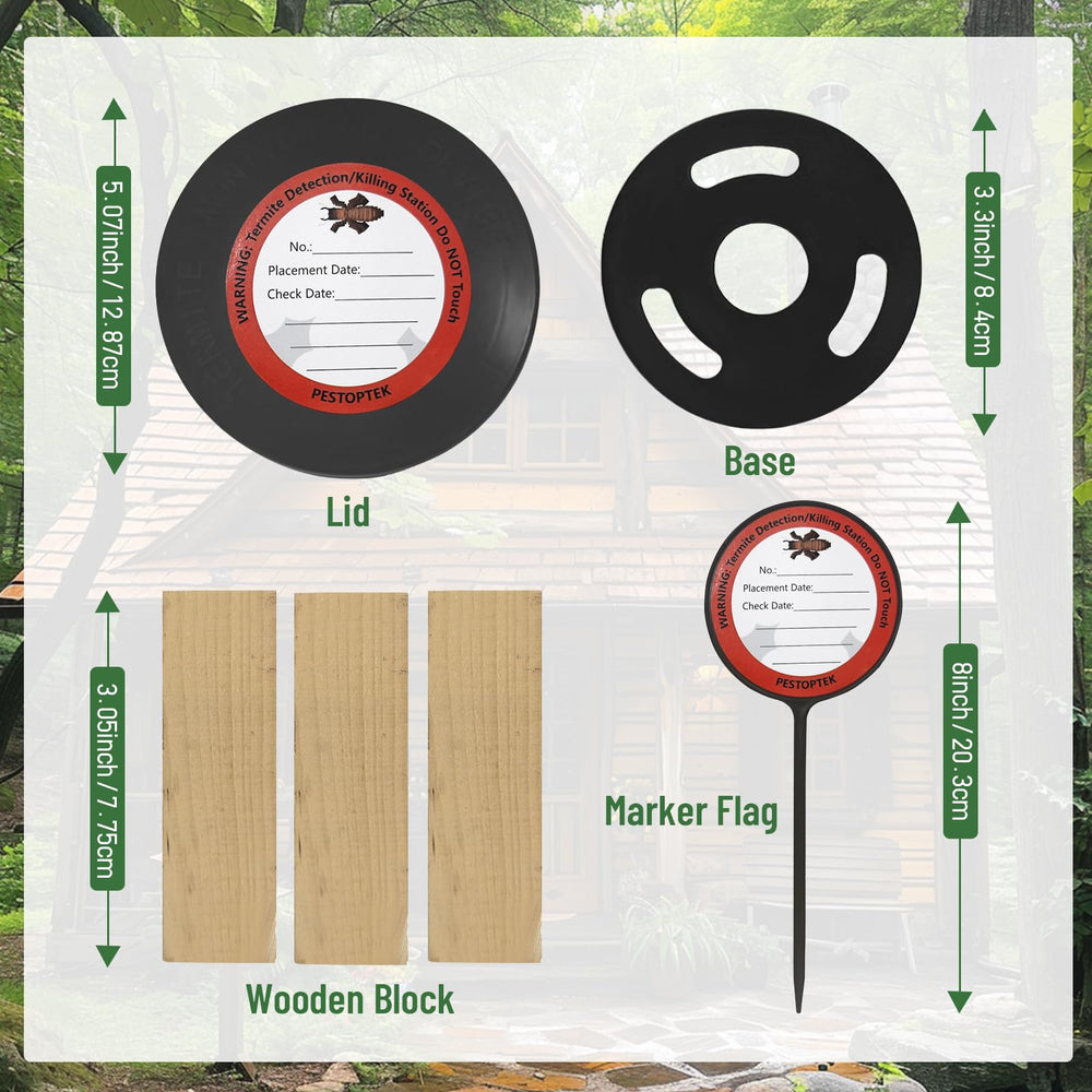 Pestoptek plastic shell detail showing moisture-resistant construction for durability