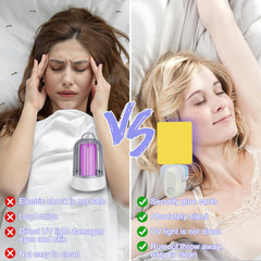 Pestvanish emitting soft night light safe glow while attracting small flying pests