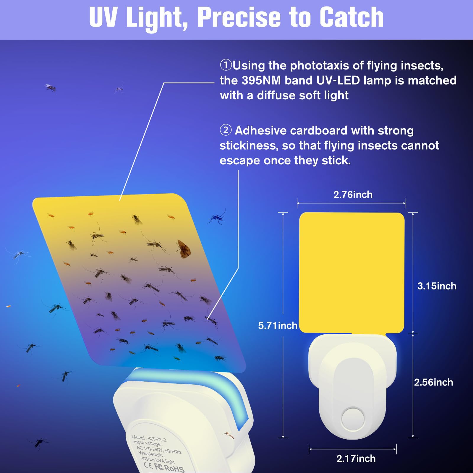 Pestvanish open to reveal glue card slot for easy replacement and hygienic disposal
