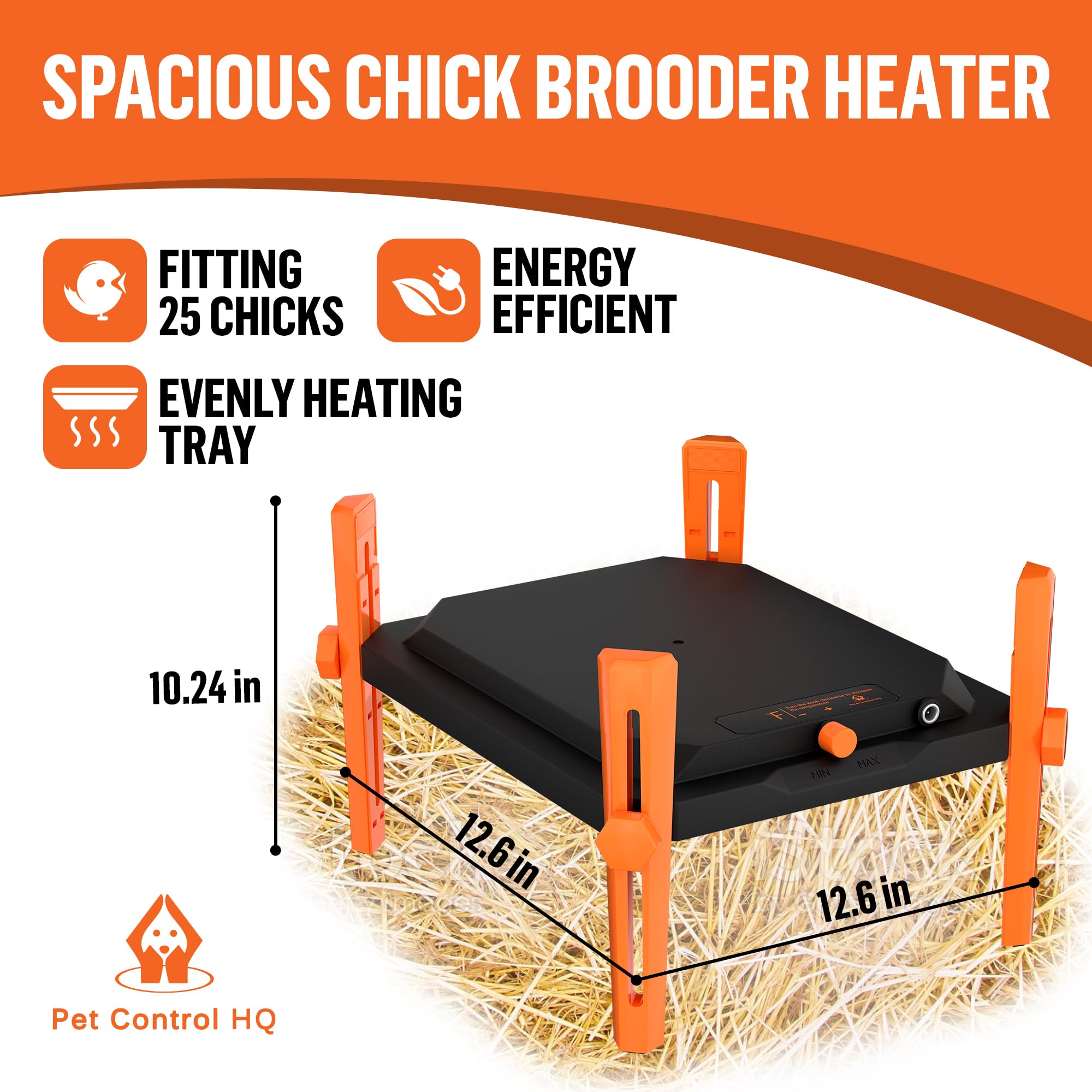 Pet & Livestock HQ close-up of heated underside edge highlighting smooth surface for easy cleaning