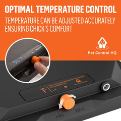 Pet & Livestock HQ adjustable legs extended showing height options for growing chicks and flexibility