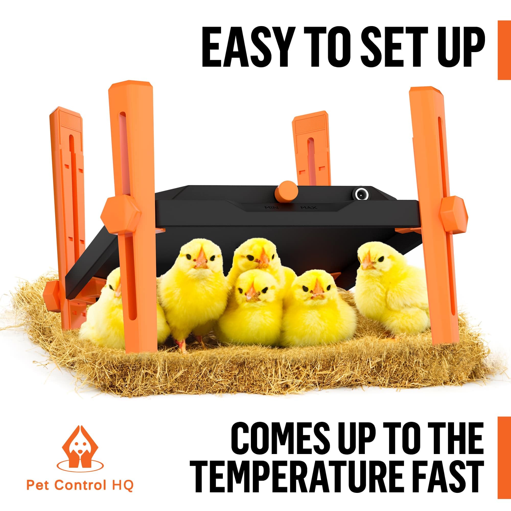Pet & Livestock HQ packaged heating kit box ready to ship showing included components and convenience