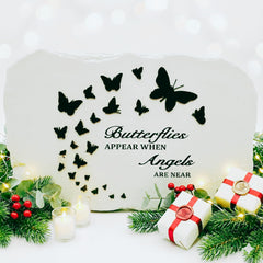 PetAngell front view showing design and readable memorial wording, offers comforting tribute