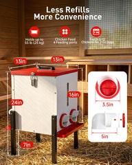 PETDOTT catch tray detail capturing spilled feed to reduce waste