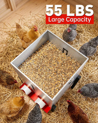 PETDOTT close-up of four feeding ports enabling multiple birds to eat
