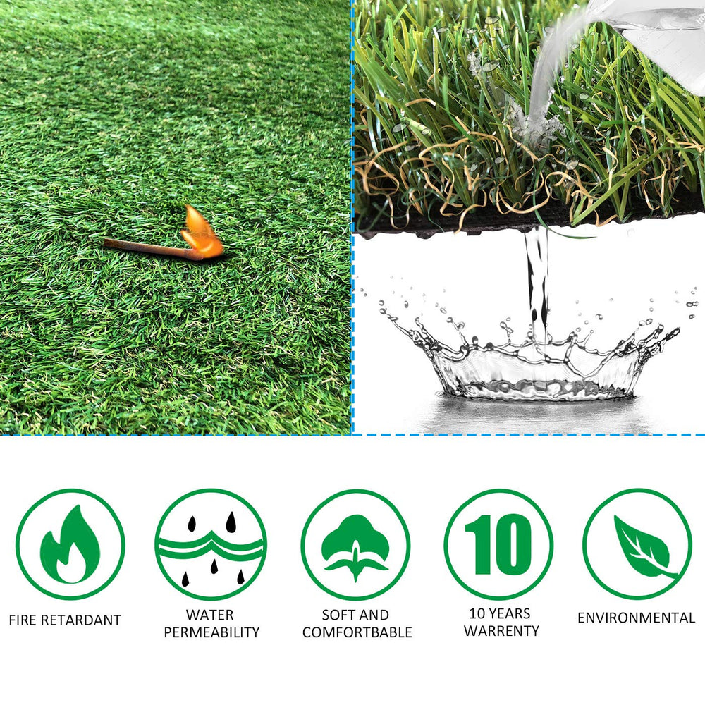 Petgrow close-up of four-tone grass texture highlighting soft realistic feel