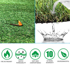 Petgrow close-up of four-tone grass texture highlighting soft realistic feel