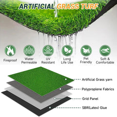 Petgrow on balcony creating a soft, slip-resistant outdoor surface