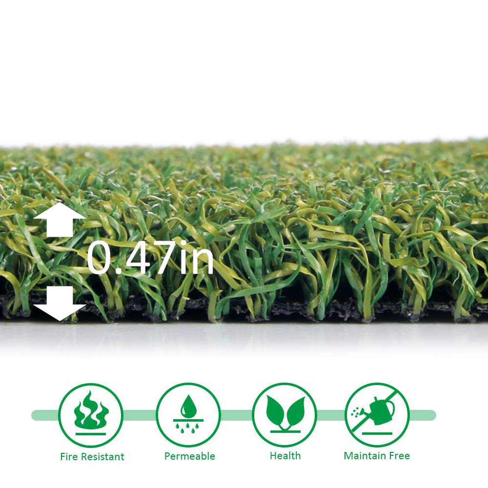Petgrow close-up of turf fibers showing realistic texture and smooth roll