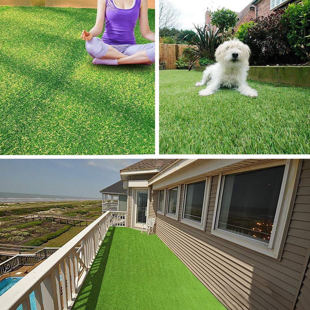 Petgrow size comparison on patio showing 65 square foot coverage and scale