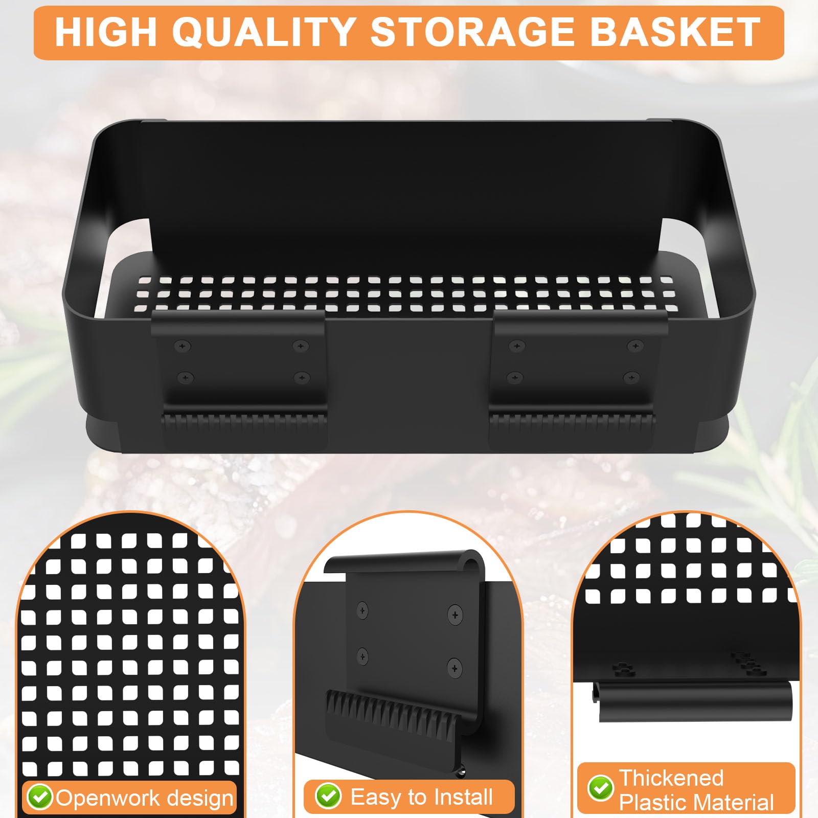 PETKAO basket metal texture and welds highlighting durable construction