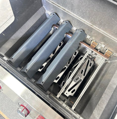 PETKAO burner tube close-up showing air shutter and insect screen for reliable flames
