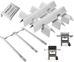 PETKAO front assembly showing complete burner kit and quick replacement benefit