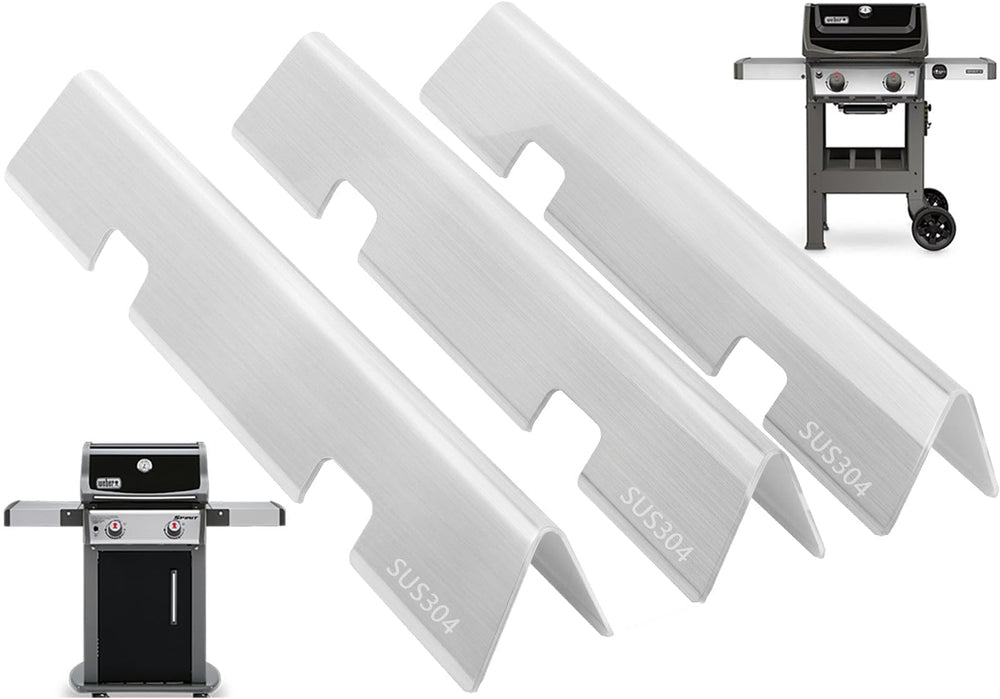 PETKAO front view of three flavorizer bars showing OEM fit and durability