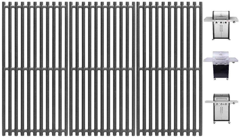 PETKAO front view of three-piece replacement grates showing OEM fit benefits
