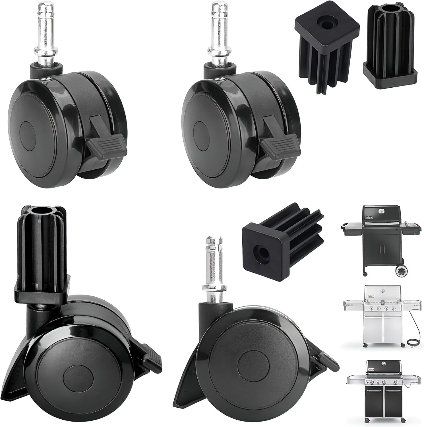 PETKAO front packaging view showing replacement wheels and benefits