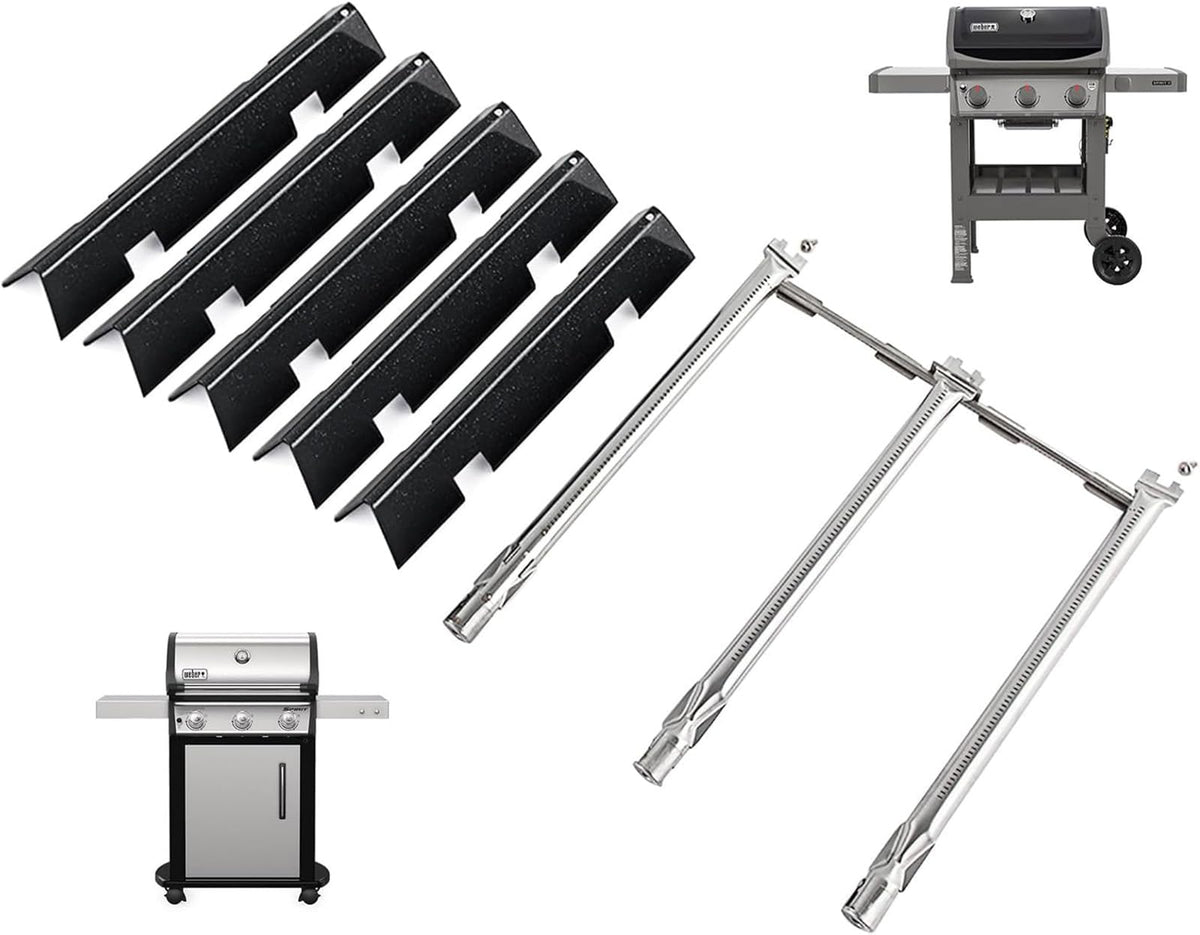 PETKAO front packaging showing complete Weber Spirit 300 kit and quick install benefits
