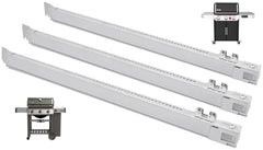 PETKAO front view of 3-pack burner tubes showing fit and finish, improves heat distribution