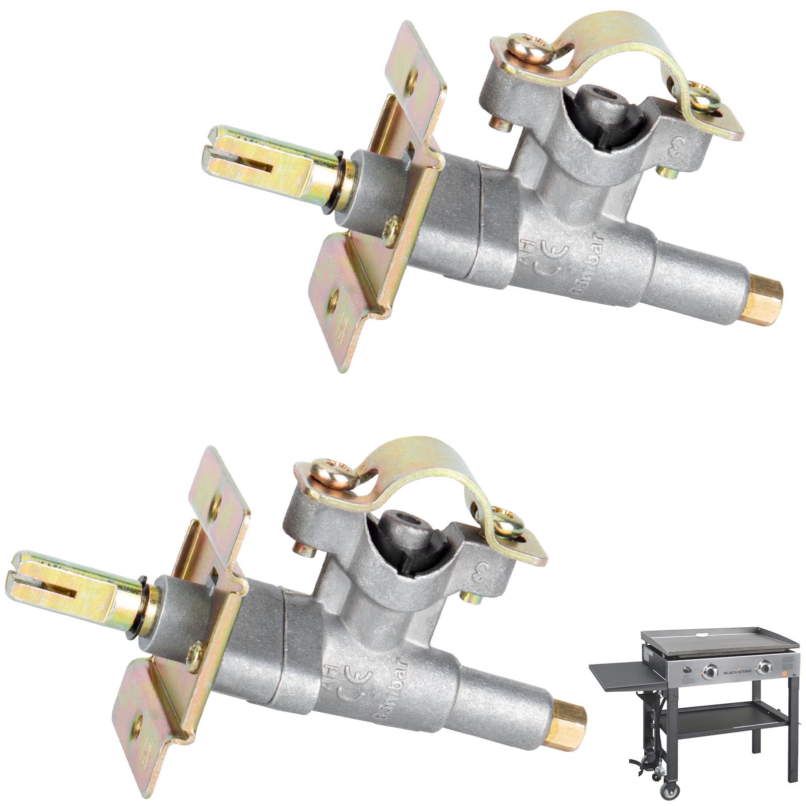 PETKAO front view of burner control valve showing fit and finish, improves control