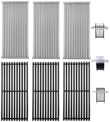 PETKAO front view kit showing emitters and grates for easy replacement