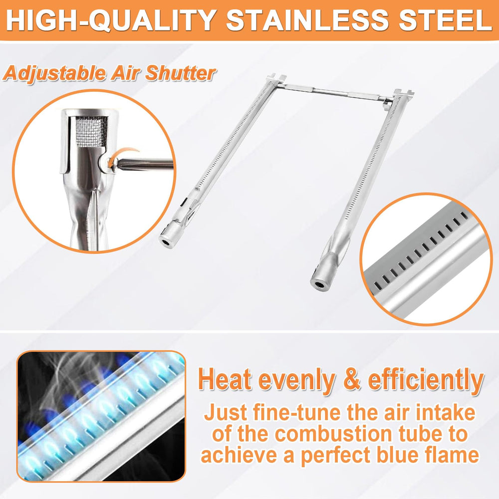 PETKAO stainless heat deflector profile showing correct size and protection