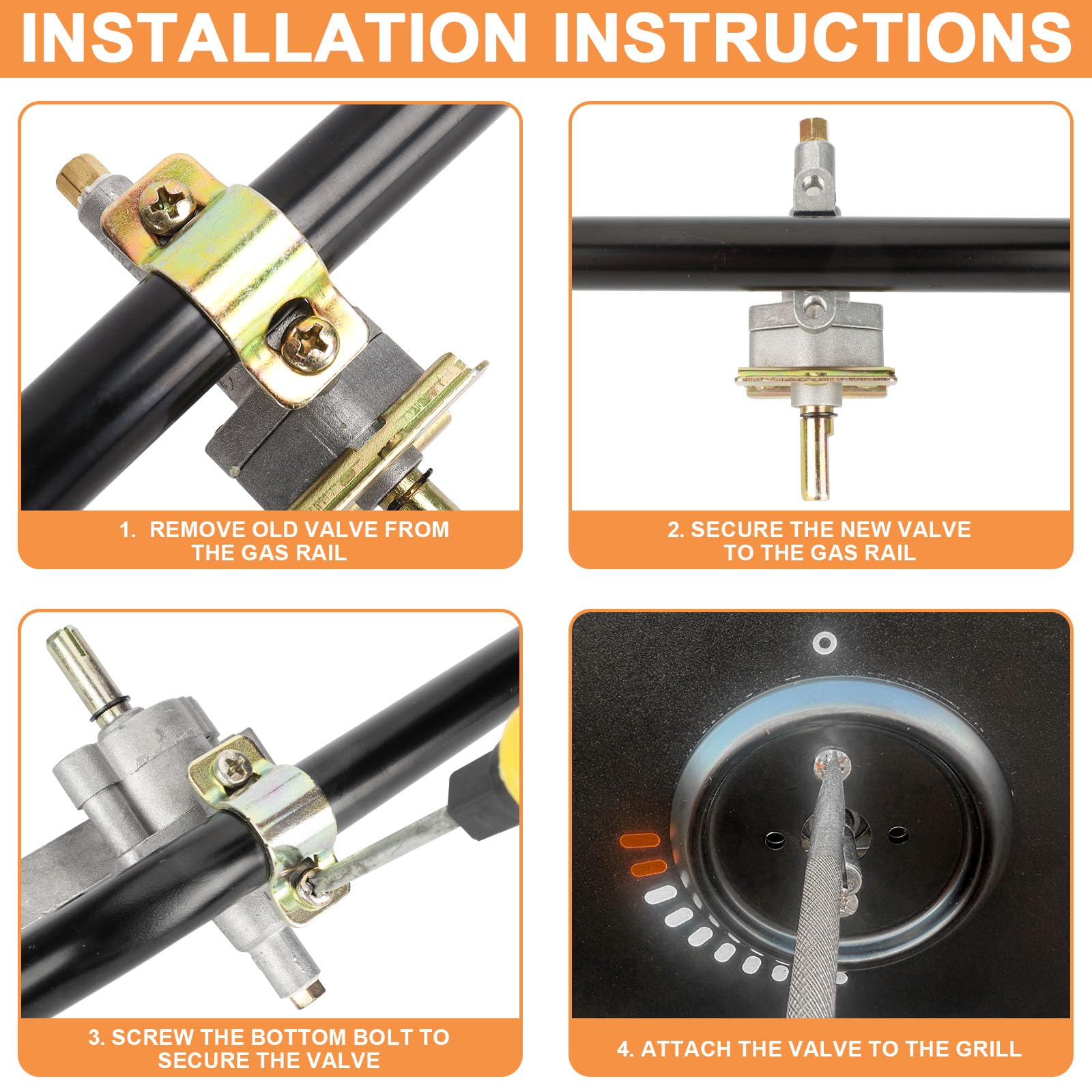 PETKAO valve installed on Blackstone griddle, restores precise heat control