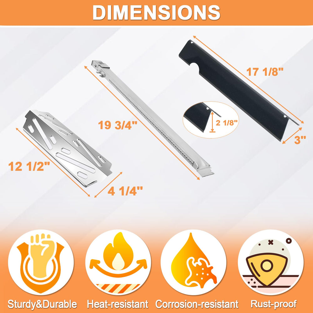 PETKAO parts installed in a grill firebox improving heat distribution and cooking control