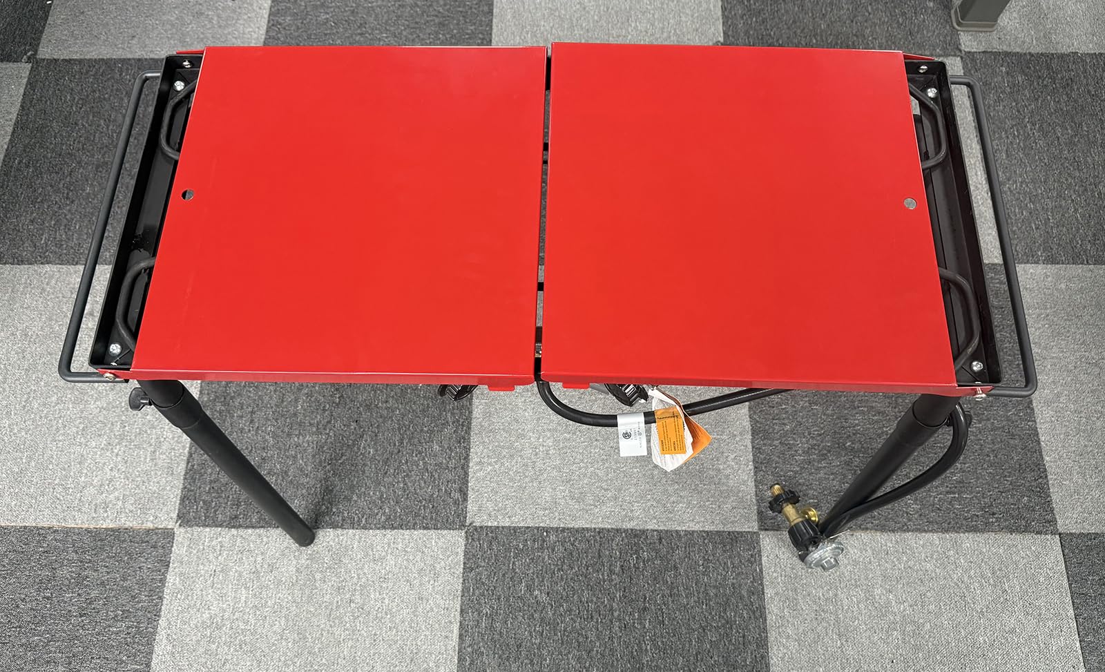 PETKAO lifestyle camping station setup showing expanded counter space outdoors