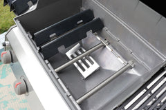 PETKAO detailed view of main burner tubes showing even flame restoration