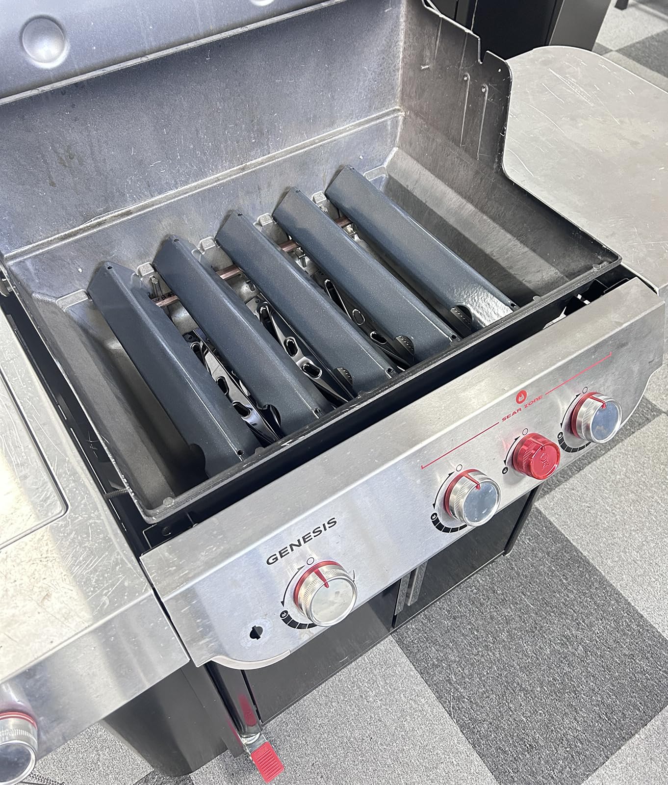 PETKAO full kit laid out showing all flavorizer bars deflectors and burner tubes