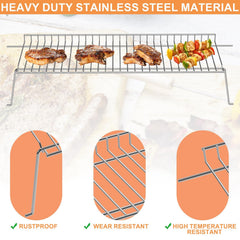 PETKAO warming rack alongside ruler showing 22.7 by 7.6 inch dimensions for fit confirmation