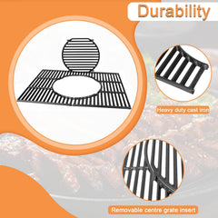 PETKAO side grate with dimensions overlay for easy verification and correct fit
