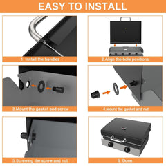 PETKAO side profile with hinge open demonstrating easy access