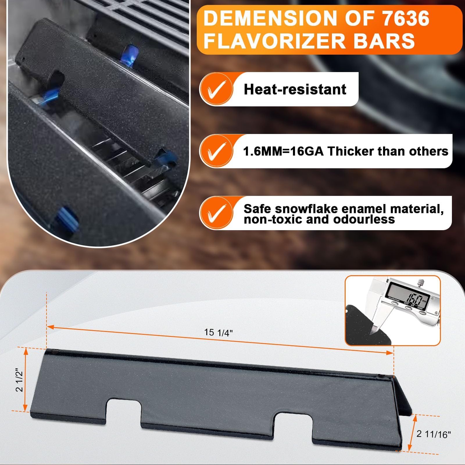 PETKAO bars held in hand to show OEM size and benefit of perfect fit