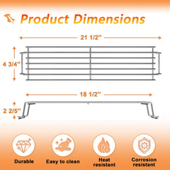 PETKAO warming rack closeup of welds and finish for long-lasting durability