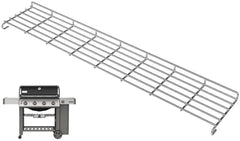 PETKAO front view of warming rack showing full length and stainless finish, ensures even warming