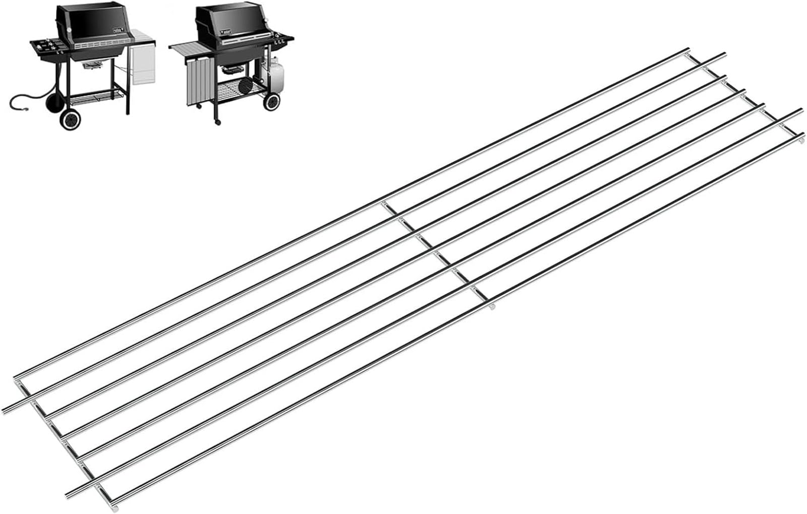 PETKAO front view of warming rack showing fit and shape for easy replacement