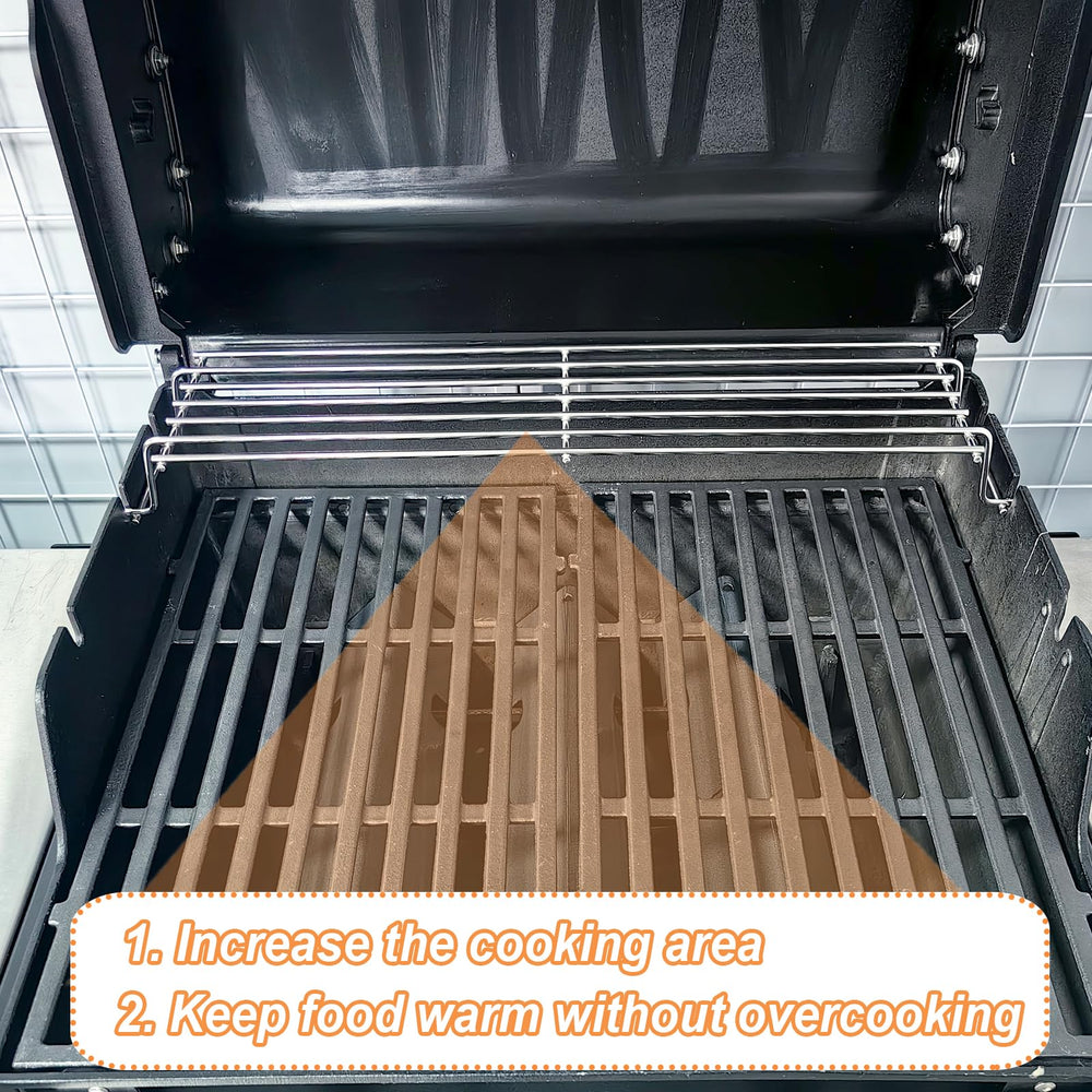 PETKAO warming rack holding buns and hotdogs to preserve texture and warmth