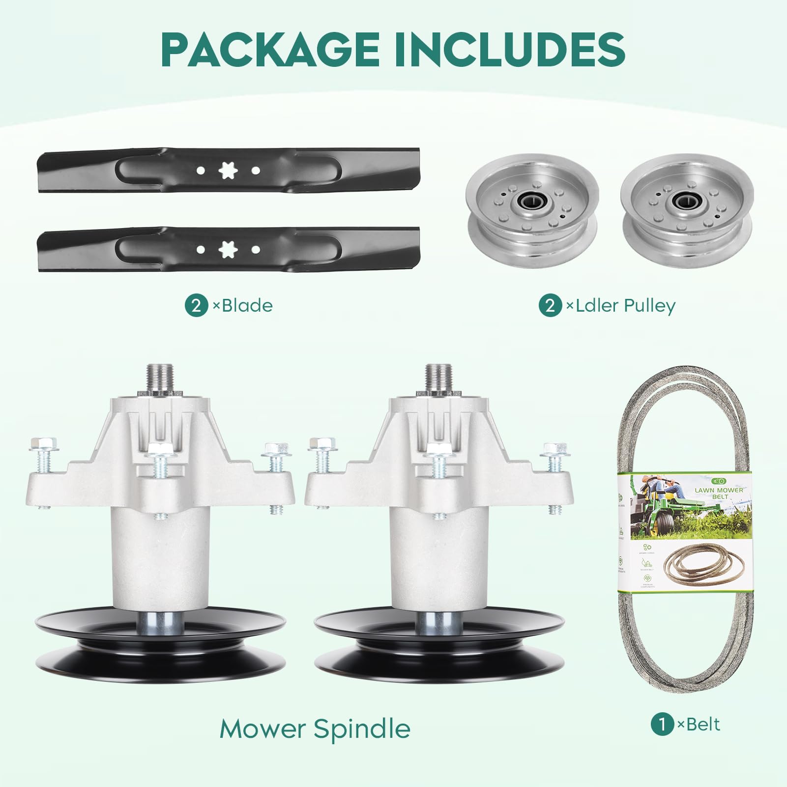 PetMigo 1/2 x 100 inch belt laid flat showing correct profile for reliable deck drive