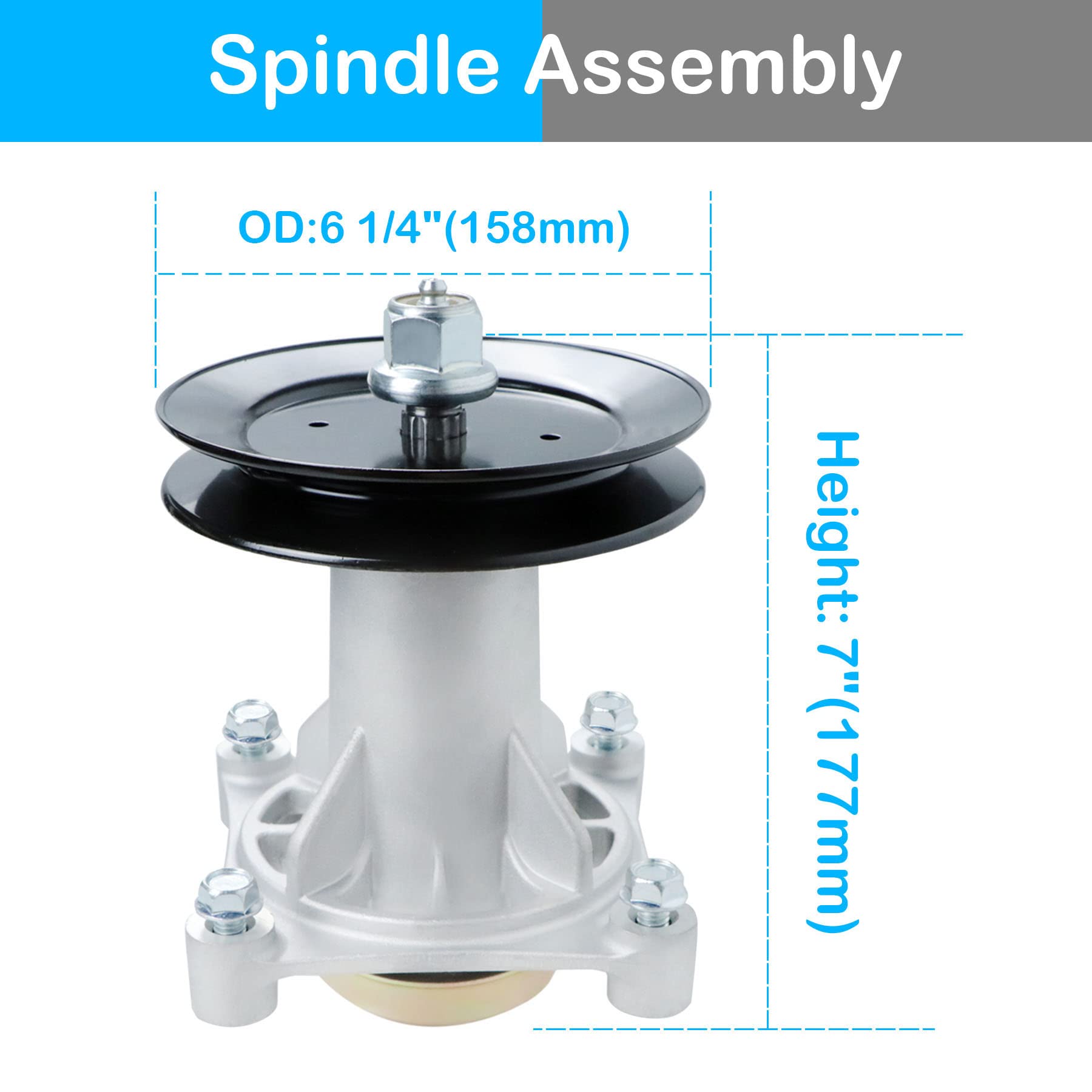 PetMigo close-up of spindle bearing and housing highlighting durable construction