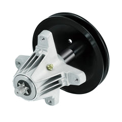 PetMigo 23-1/4 inch cutting blade close-up showing sharpened edge for even grass cutting