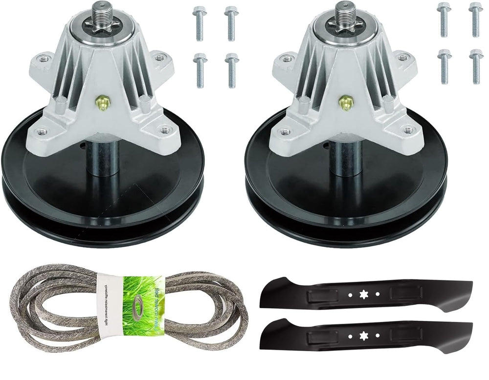 PetMigo spindle front assembly showing mounting holes and sturdy construction to restore deck stability