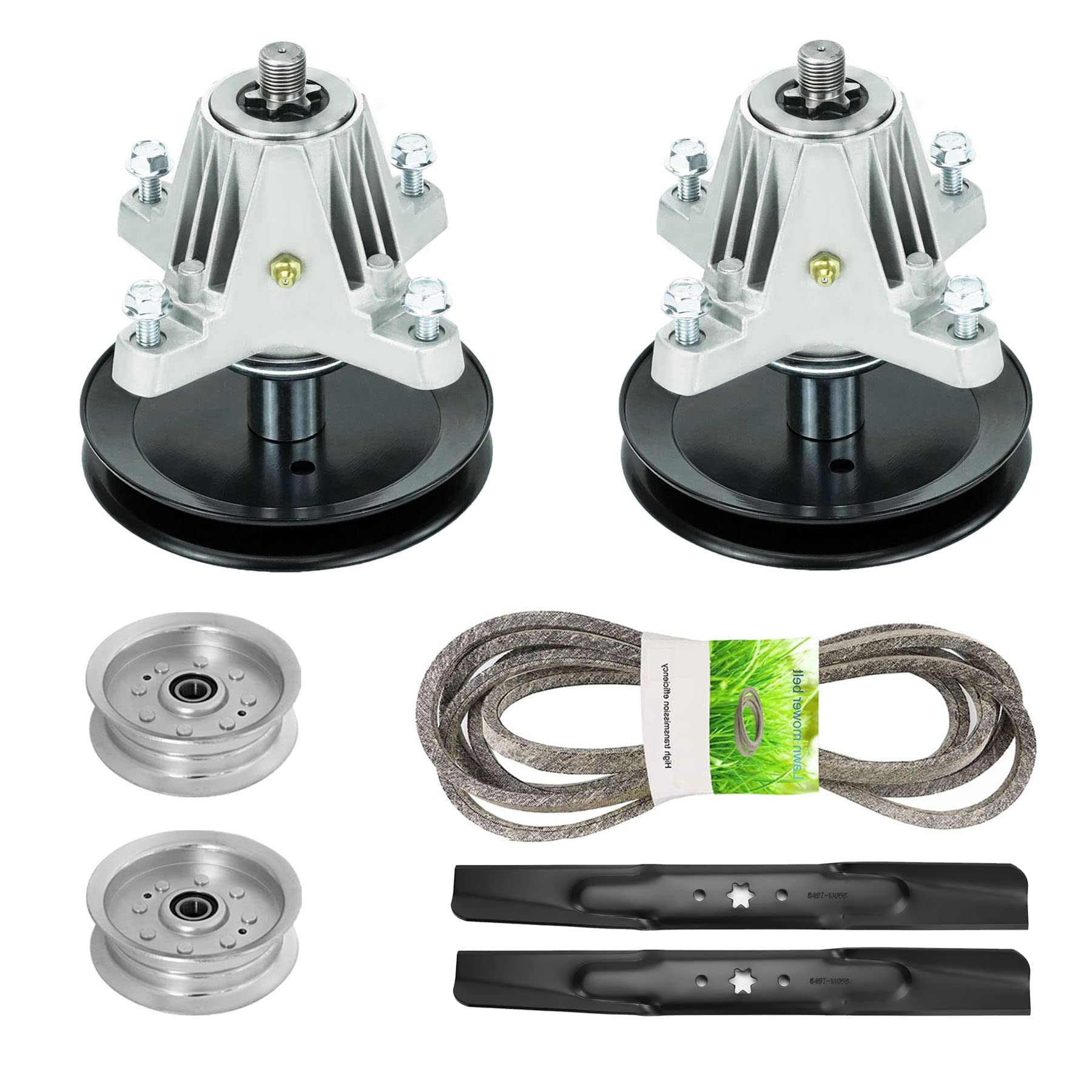 PetMigo kit front packaging showing complete spindle rebuild kit, clear part identification and benefit