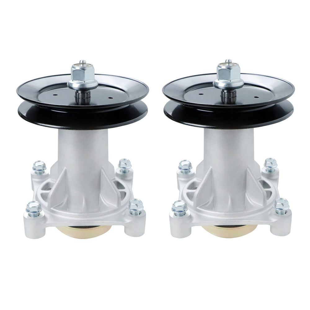 PetMigo front view of two spindle assemblies showing ready-to-install hardware and fit